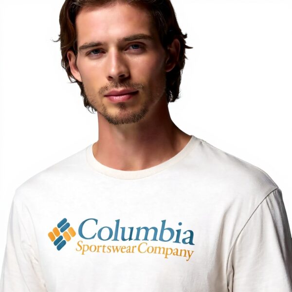 T-shirt Columbia CSC Basic Logo Homme Coton Biologique