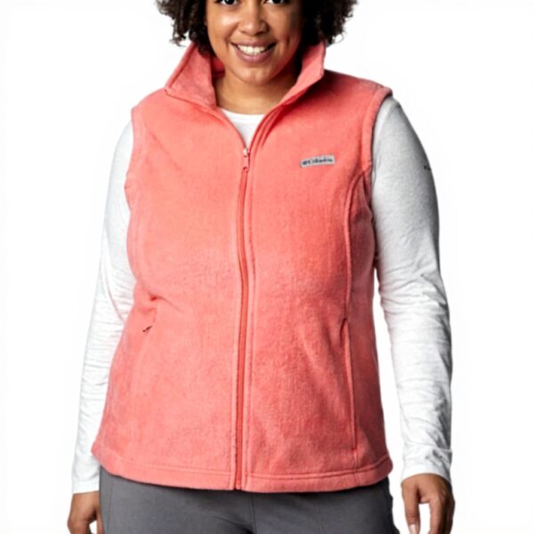 Gilet femme Columbia Benton Springs polaire chaud rose pâle