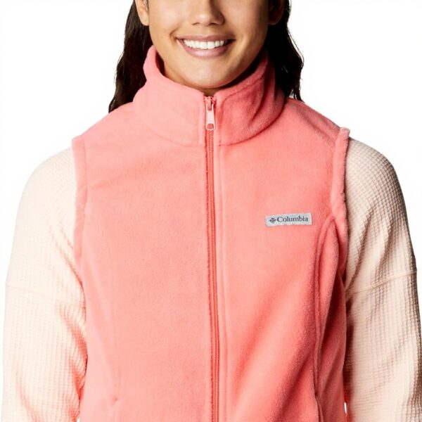 Gilet femme Columbia Benton Springs polaire chaud rose pâle