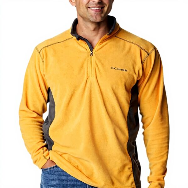 Columbia Polaire Demi-Zippée Homme Randonnée Confortable