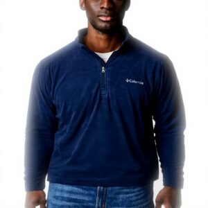 Columbia Sweatshirt Polaire Demi-Zippé Homme Confortable