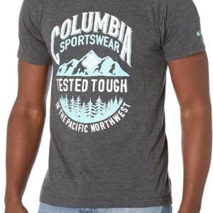 T-shirt sport homme Columbia graphique coton confortable-0