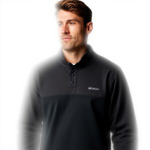 Sweatshirt Columbia Homme Polaire Demi-Pression Confort