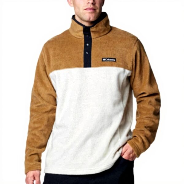 Columbia Sweatshirt Homme Polaire Demi Bouton Aventure