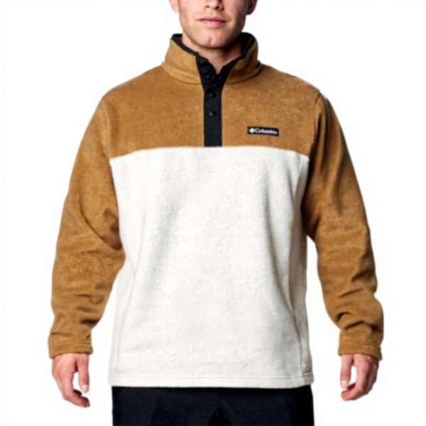 Columbia Sweatshirt Homme Polaire Demi Bouton Aventure