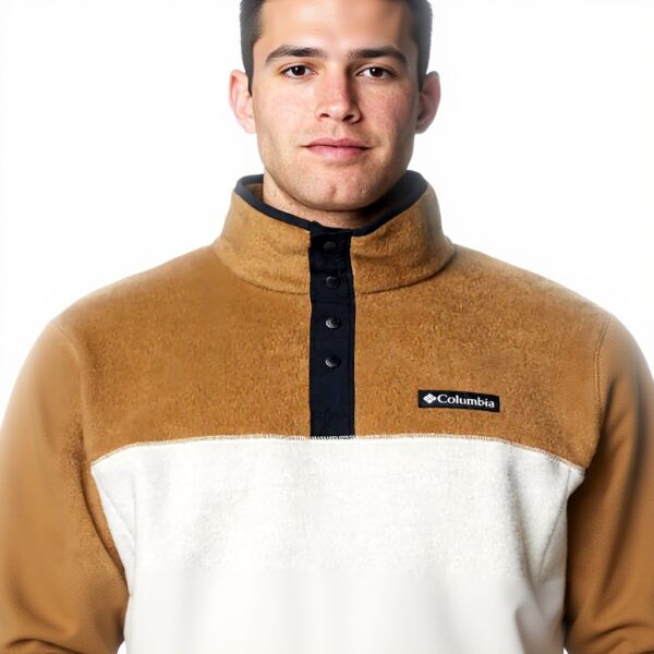 Columbia Sweatshirt Homme Polaire Demi Bouton Aventure