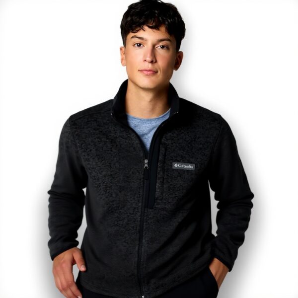 Columbia Veste Polaire Homme Zippée Sweater Weather Noir