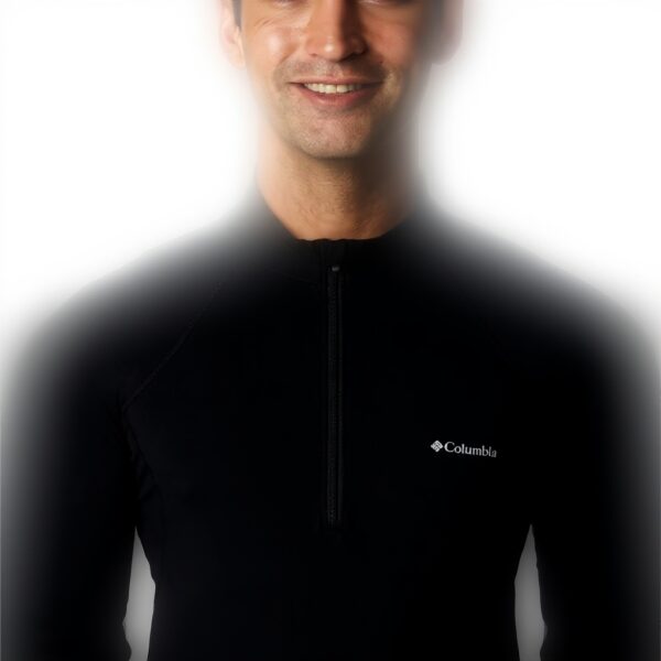 Haut thermique homme Columbia manches longues demi-zippé