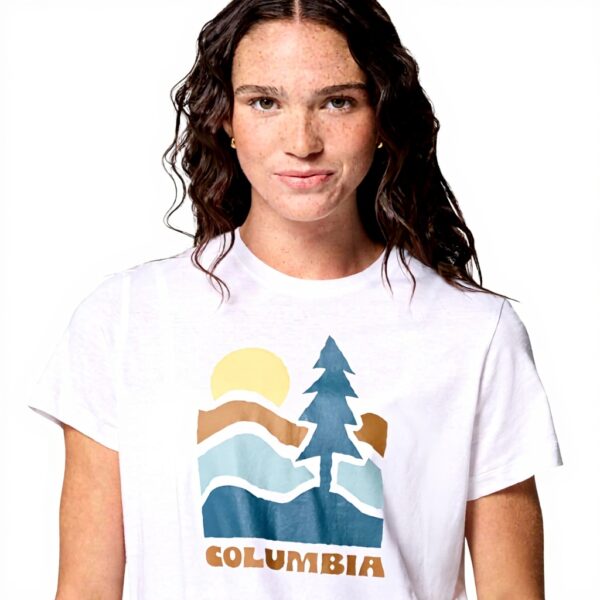 T-shirt femme Columbia Ruby Springs manches courtes coton