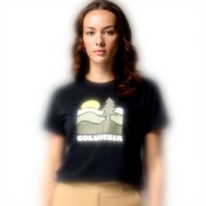 T-shirt de sport femme Columbia Ruby Springs manches courtes