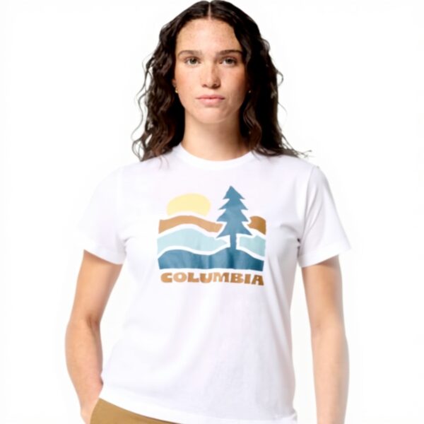 T-shirt femme Columbia Ruby Springs manches courtes coton