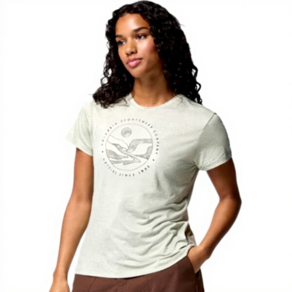T-shirt sport femme Columbia Sloan Ridge manches courtes