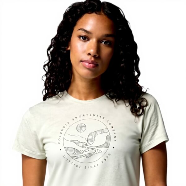 T-shirt sport femme Columbia Sloan Ridge manches courtes