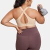 Soutien-gorge de sport femme A301S ajustement complet noir-5
