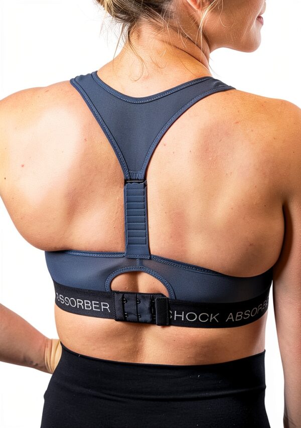 Soutien-gorge sport Shock Absorber Noir 80E zip avant-1