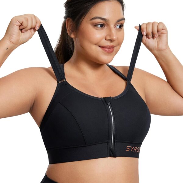 Soutien-gorge de sport femme ajustement complet Power Maille-0
