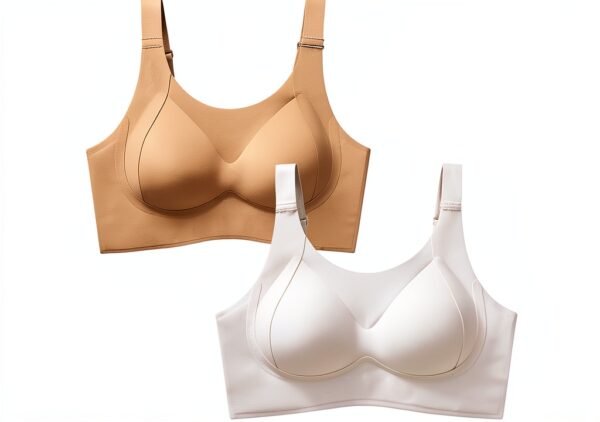Necalisi brassière sport femme sans armature col V sexy