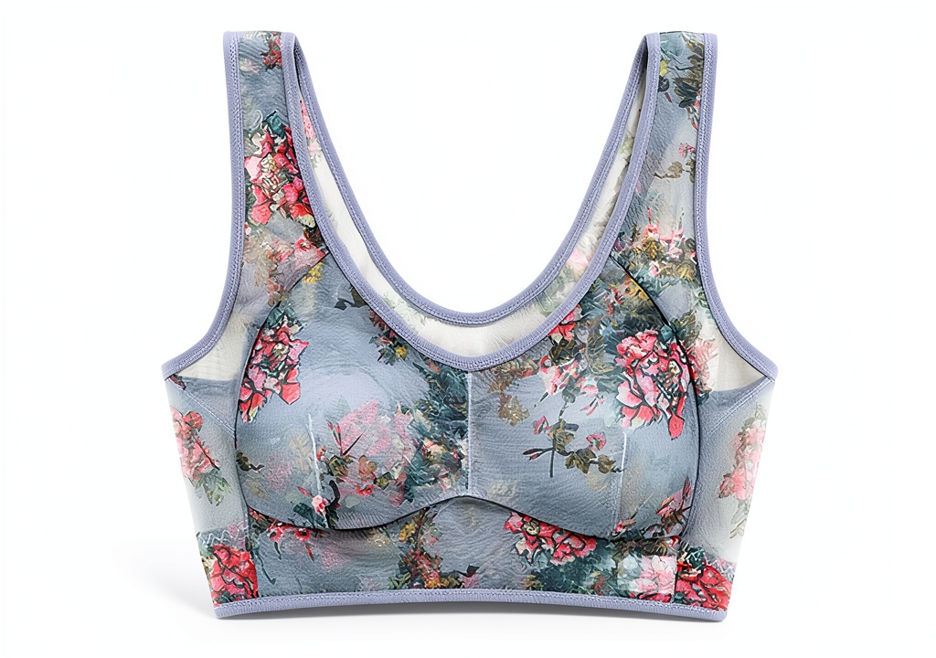 Femme portant le soutien-gorge de sport lors d'une séance de fitness