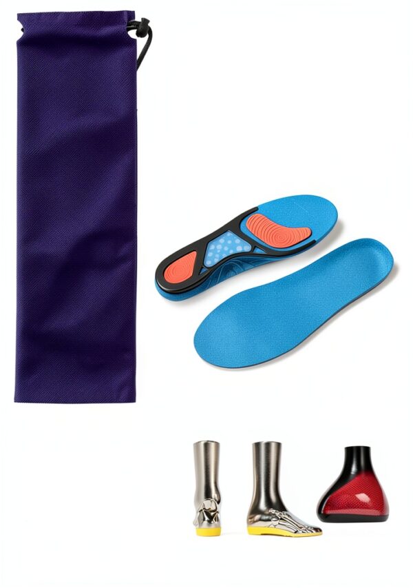 Semelles gel SOLO ACTFIT antibactériennes unisexes sport-5