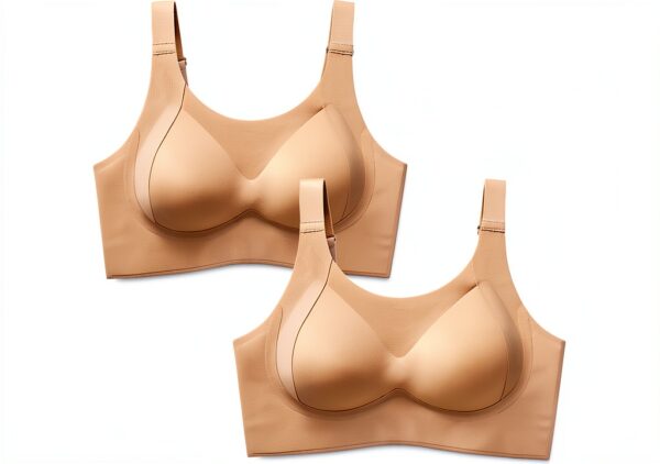 Necalisi brassière sport femme sans armature col V sexy