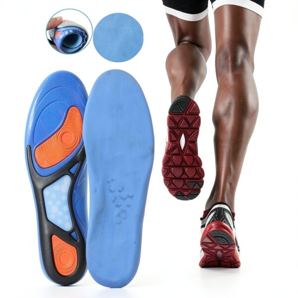 Semelles gel SOLO ACTFIT antibactériennes unisexes sport-4