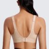 Soutien-gorge de sport femme A301S ajustement complet noir-4