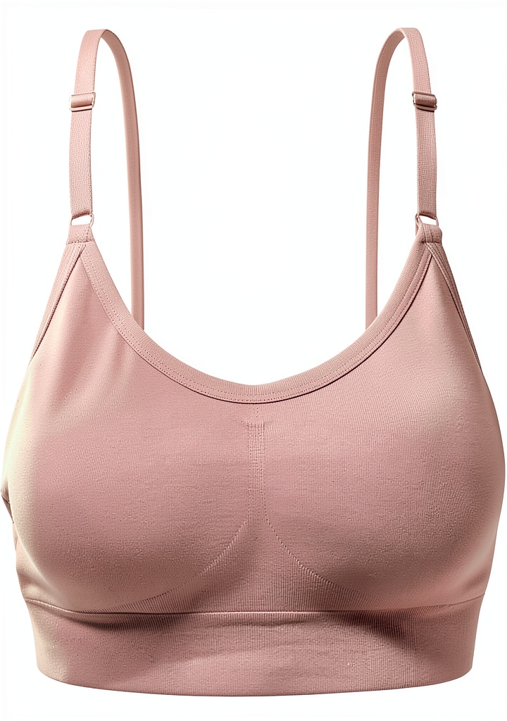 Femme portant le soutien-gorge de sport lors d'une séance de yoga