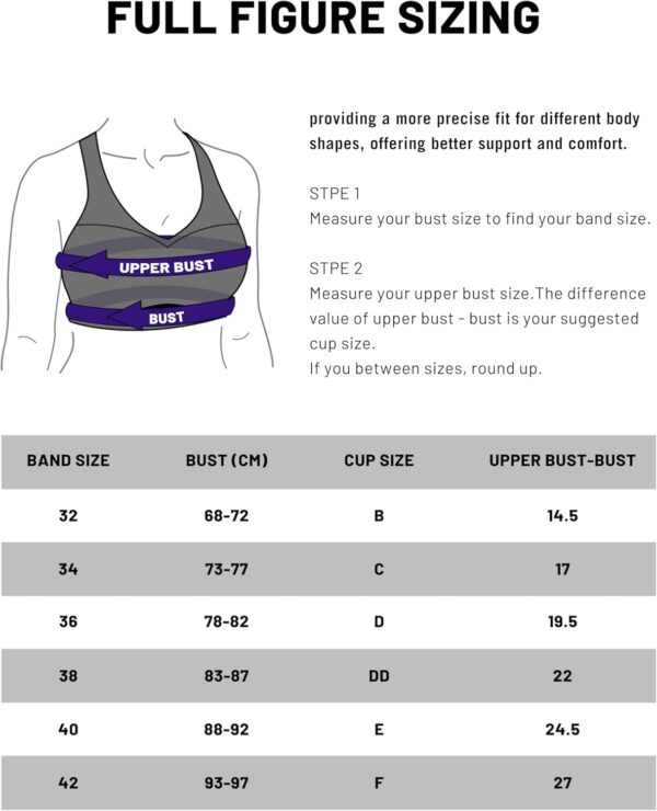 Soutien-gorge de sport femme ajustement complet Power Maille-5