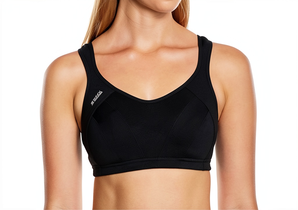 Femme portant le soutien-gorge de sport Champion lors d'une séance de fitness
