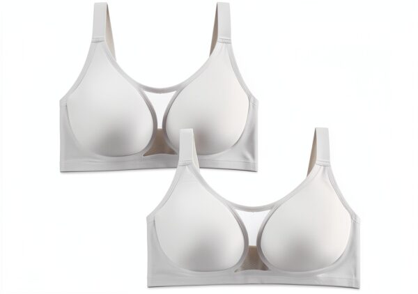 MOONBADI Brassière sport femme confort microfibre soutien-0