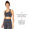 Soutien-gorge sport FM London respirant maintien femme-1