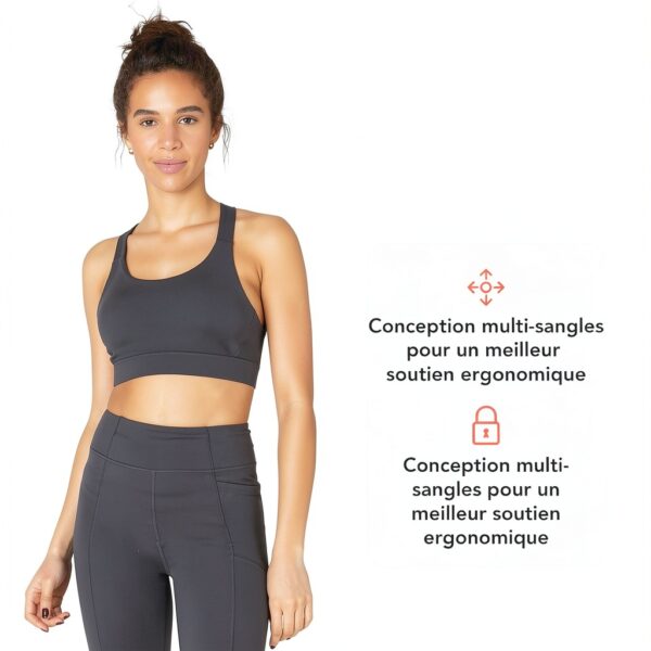 Soutien-gorge sport FM London respirant maintien femme-1