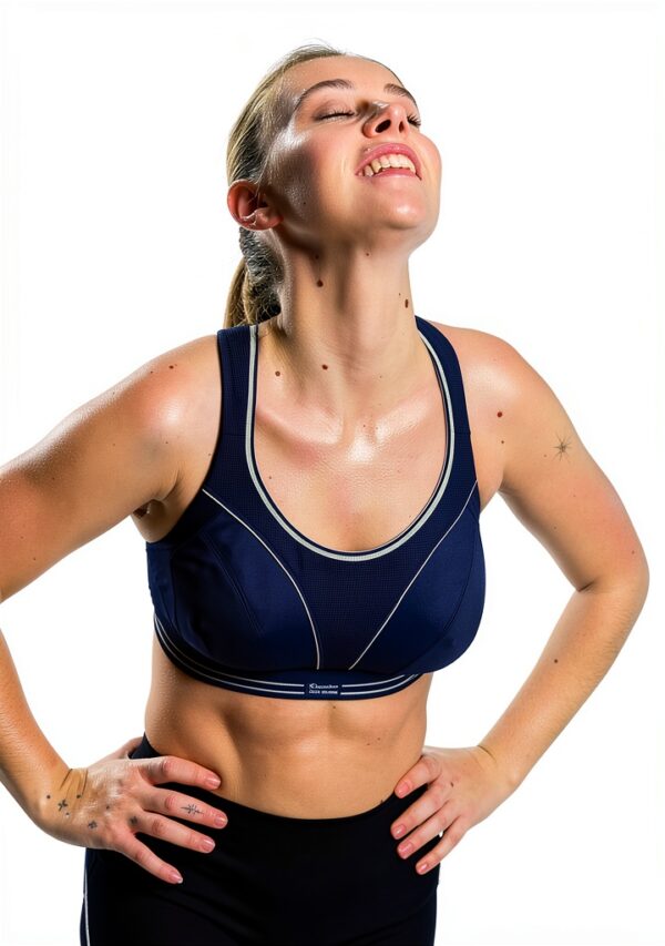 Soutien-gorge sport Champion impact élevé confortable femme-4