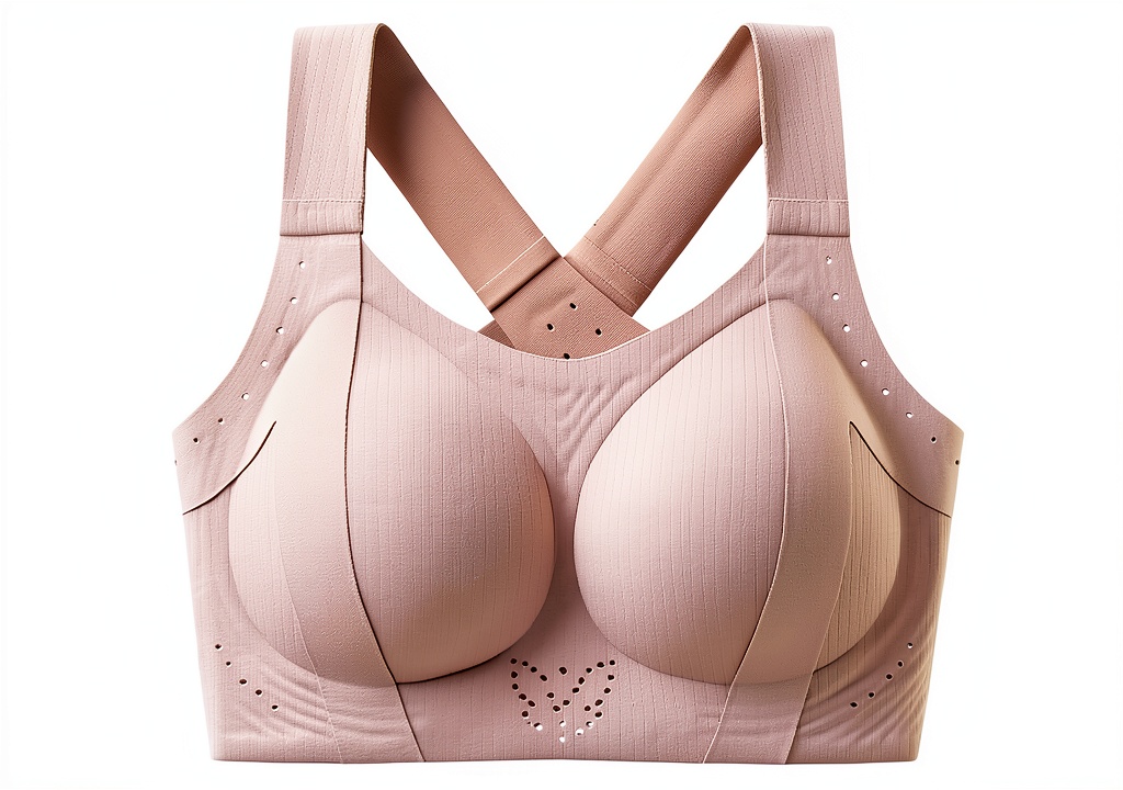 Femme portant le soutien-gorge Necalisi lors d'une séance de yoga