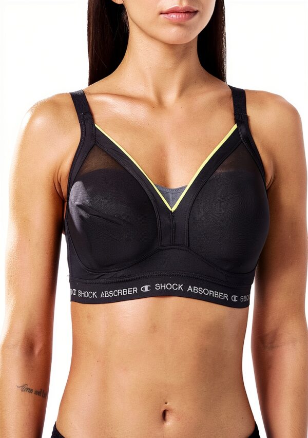 Soutien-gorge sportif Champion Shock Absorber Noir-0