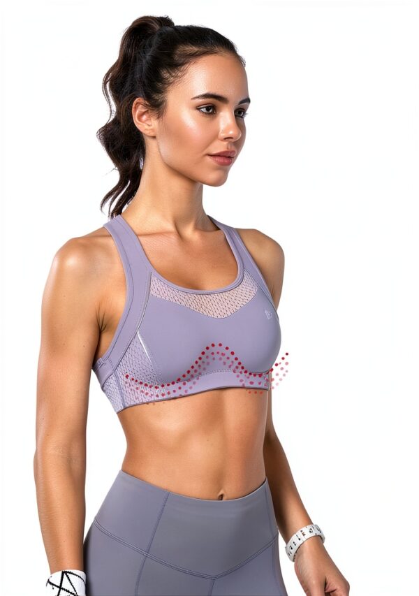 Soutien-gorge de sport Yvette femme extensible respirant-2