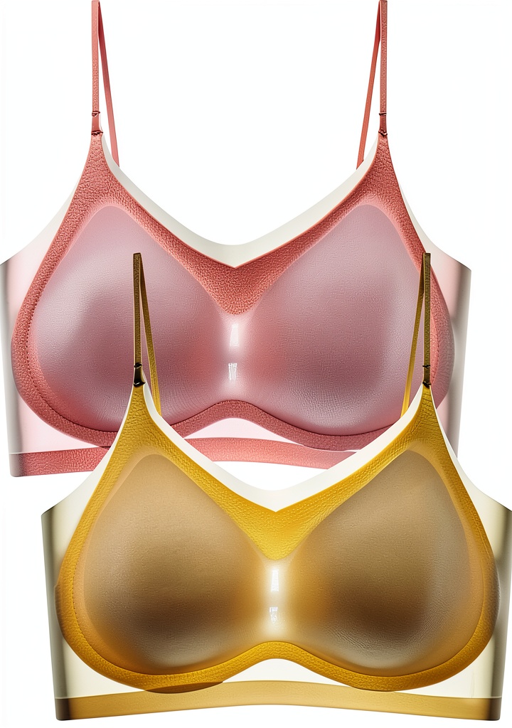 Soutien-gorge taille basse porté sous un vêtement léger