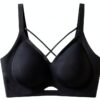 Soutien-gorge sport Necalisi femme sans armatures coton-0