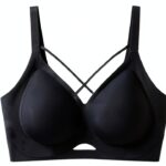 Soutien-gorge sport Necalisi femme sans armatures coton-0