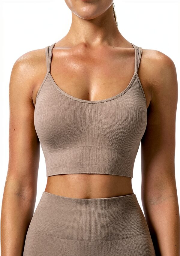 Soutien-gorge sport Briskorry sans armatures maintien moyen