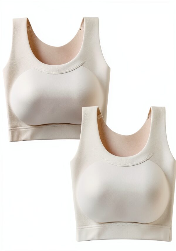 Necalisi Soutien Gorge Sport Push Up Sans Fil Confortable