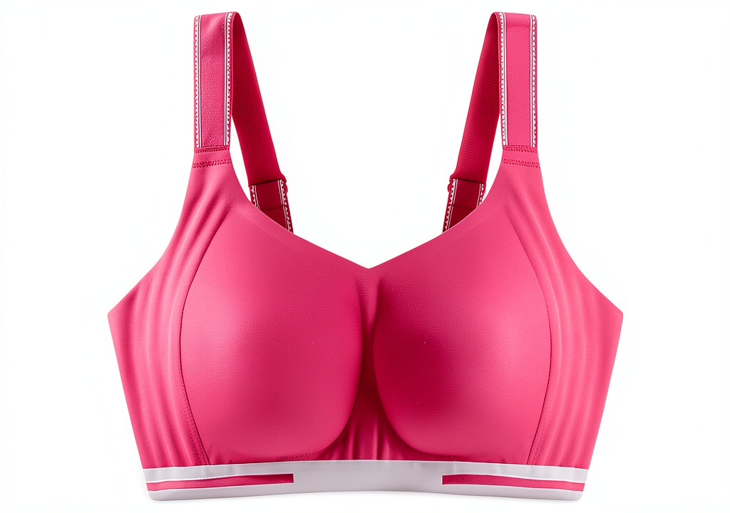 Femme portant la brassière sport MOONBADI en gris avec un t-shirt