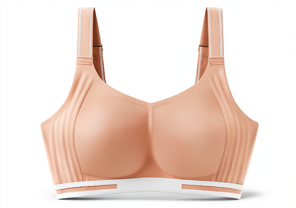 Femme portant le soutien-gorge sport MOONBADI en position détendue