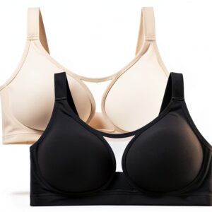 Soutien-gorge sport femme MOONBADI confortable tissu doux-0