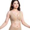 Soutien-gorge sport Necalisi Femme Doux Respirant Noir Blanc-2