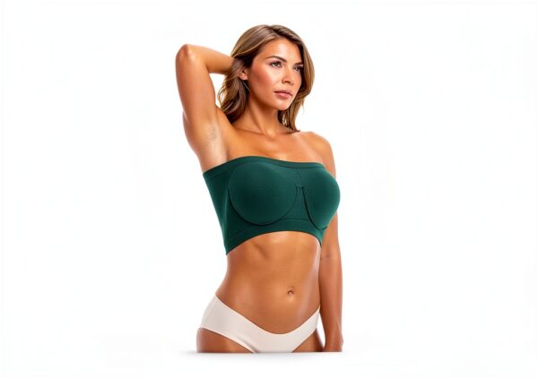 Soutien gorge sans armature femme brassiere dos nu-5