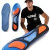 Semelles gel SOLO ACTFIT antibactériennes unisexes sport-3