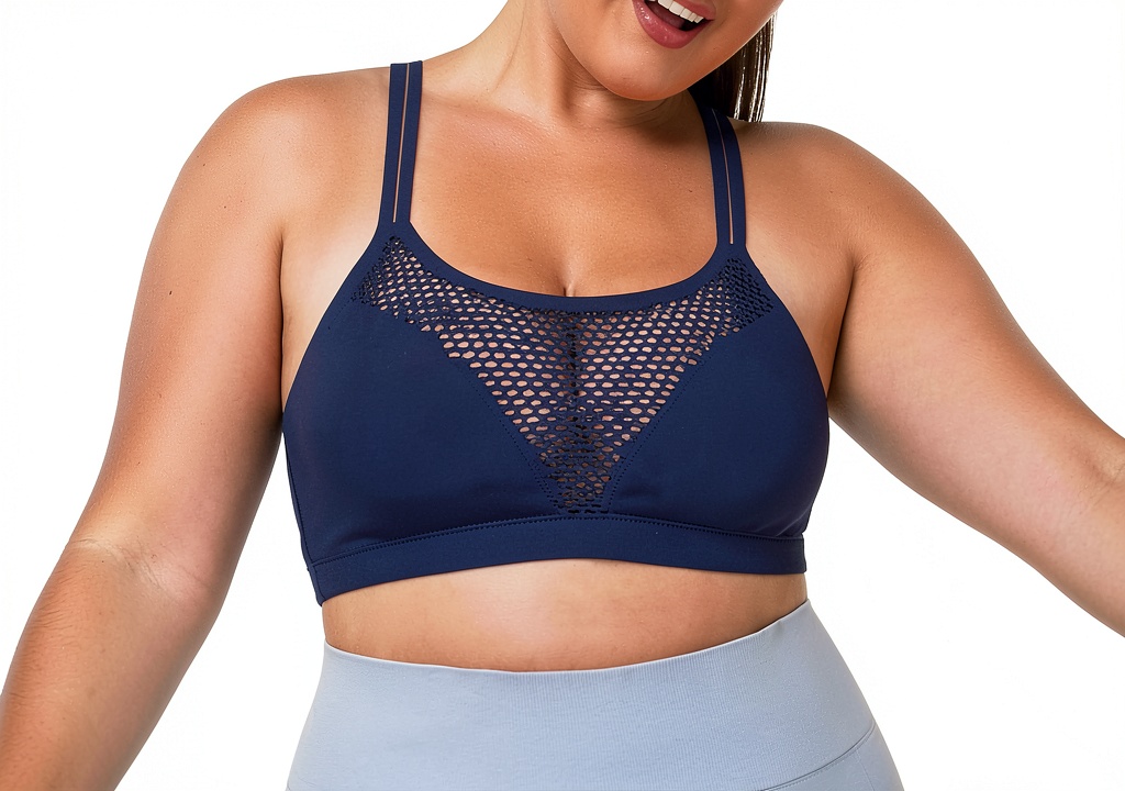 Soutien-gorge sans armature porté sous une robe décolletée