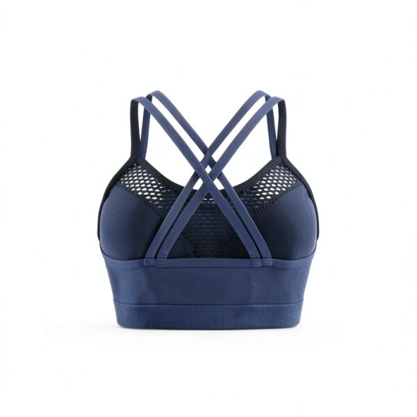 Soutien gorge sans armature Femme push up dos nu couleurs-4