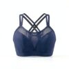 Soutien gorge sans armature Femme push up dos nu couleurs-2